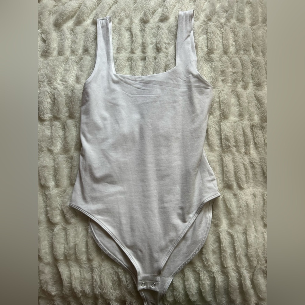 plain white body suit
